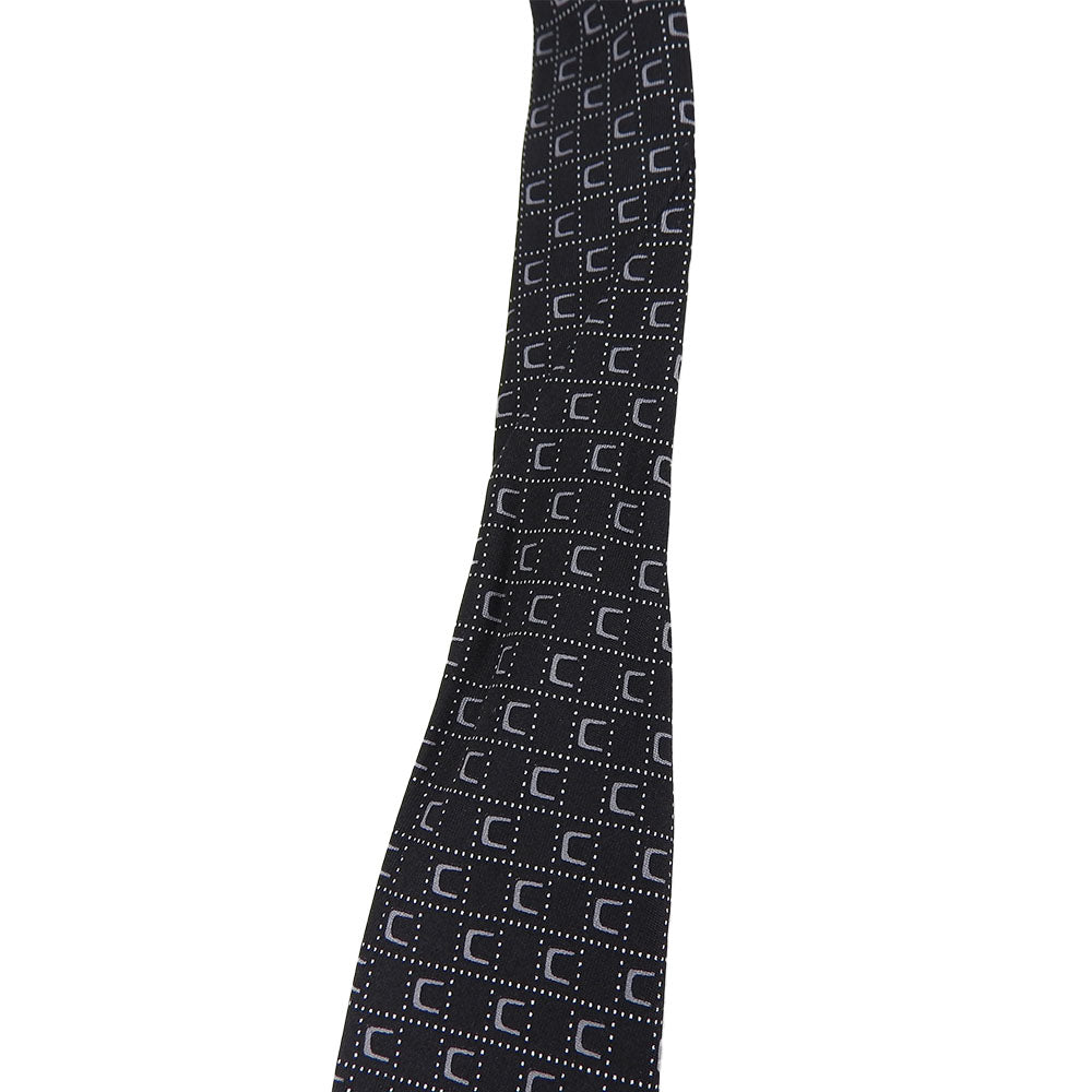 Celine Silk Tie Black Business