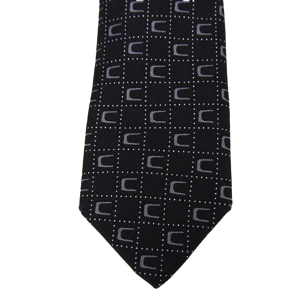 Celine Silk Tie Black Business