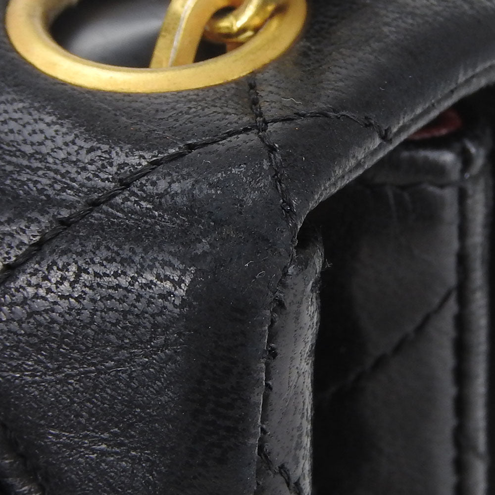 Chanel Lambskin Mini Matelasse Shoulder Bag