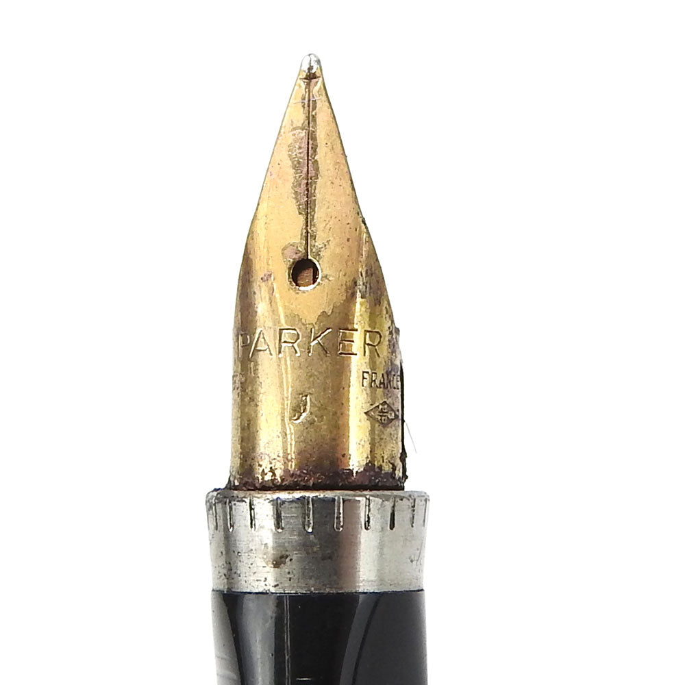 PARKER Sterling Silver 18K Gold Fountain Pen