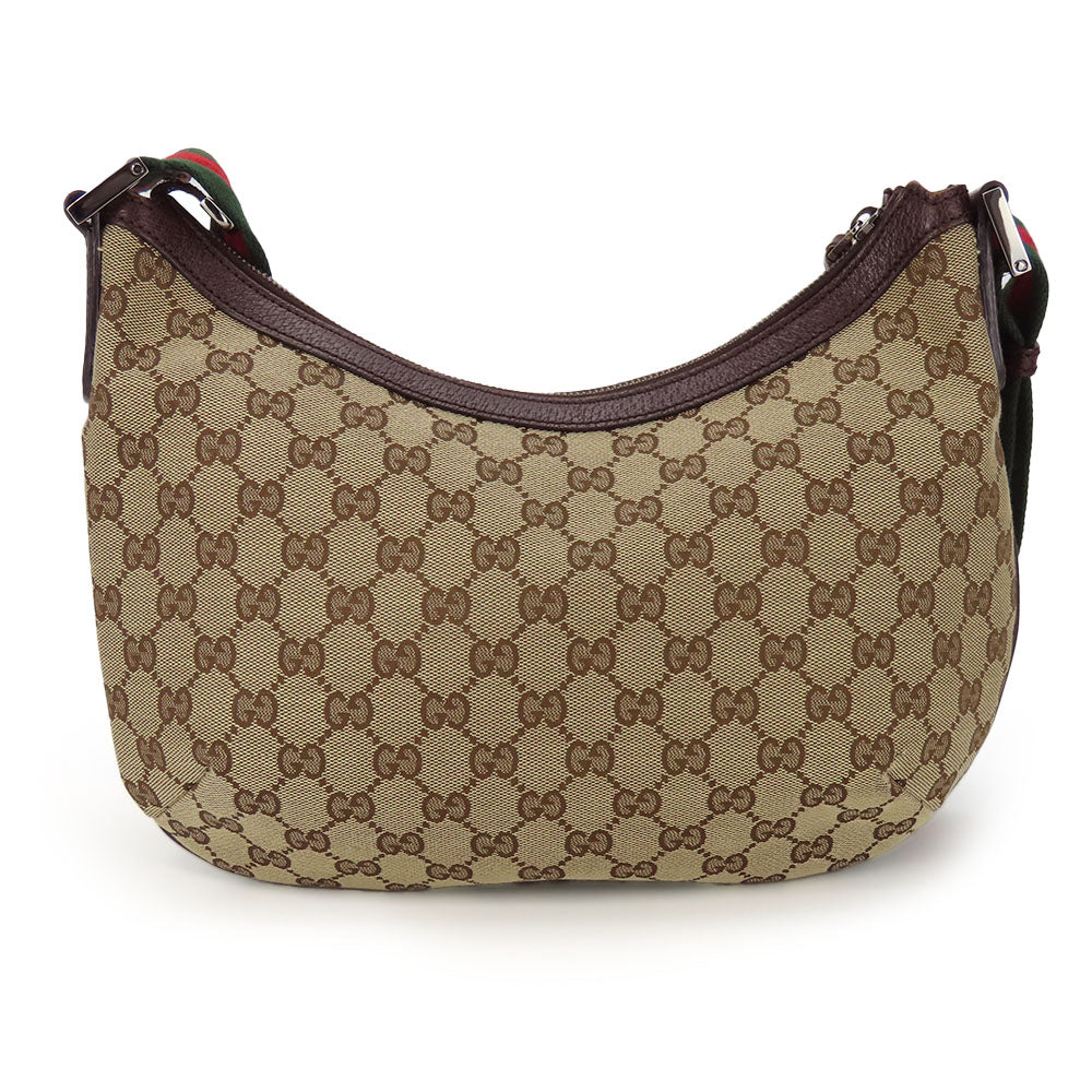 Gucci GG Canvas Leather Shoulder Bag 181092