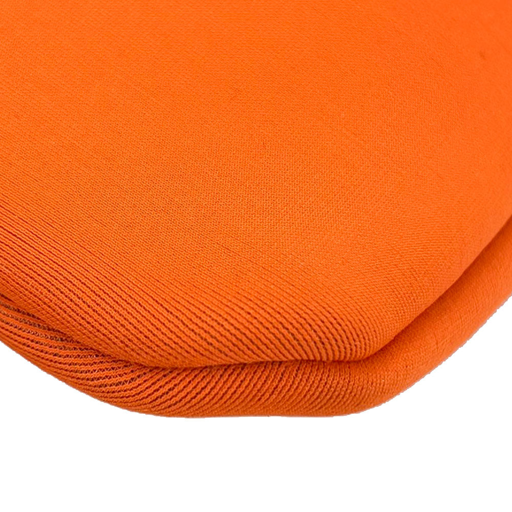 HERMES Neoban Wave MM Orange Clutch Bag