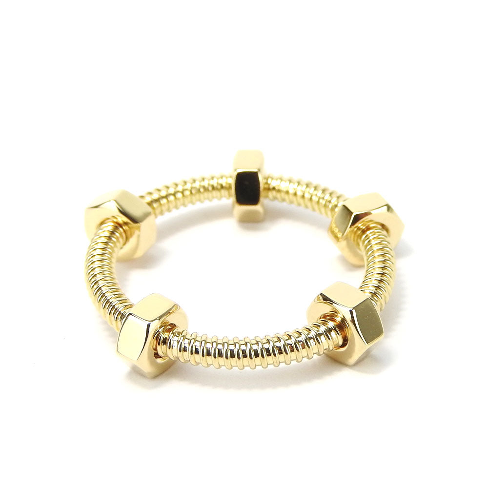 Cartier K18 Yellow Gold Ring Ecru 58