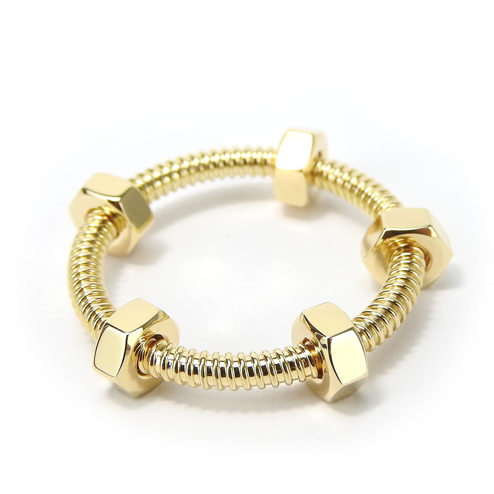 Cartier K18 Yellow Gold Ring Ecru 58