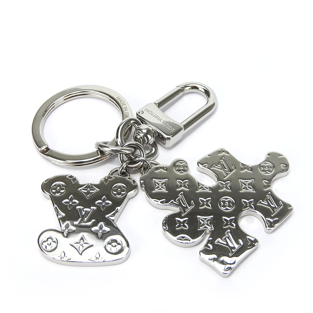 Louis Vuitton Leather Metal Key Ring MP3453