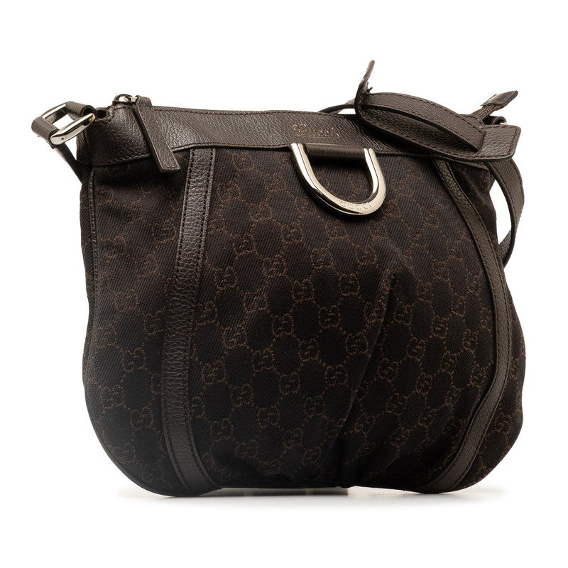 Gucci GG Canvas Abby Crossbody Shoulder Bag 265691 Brown