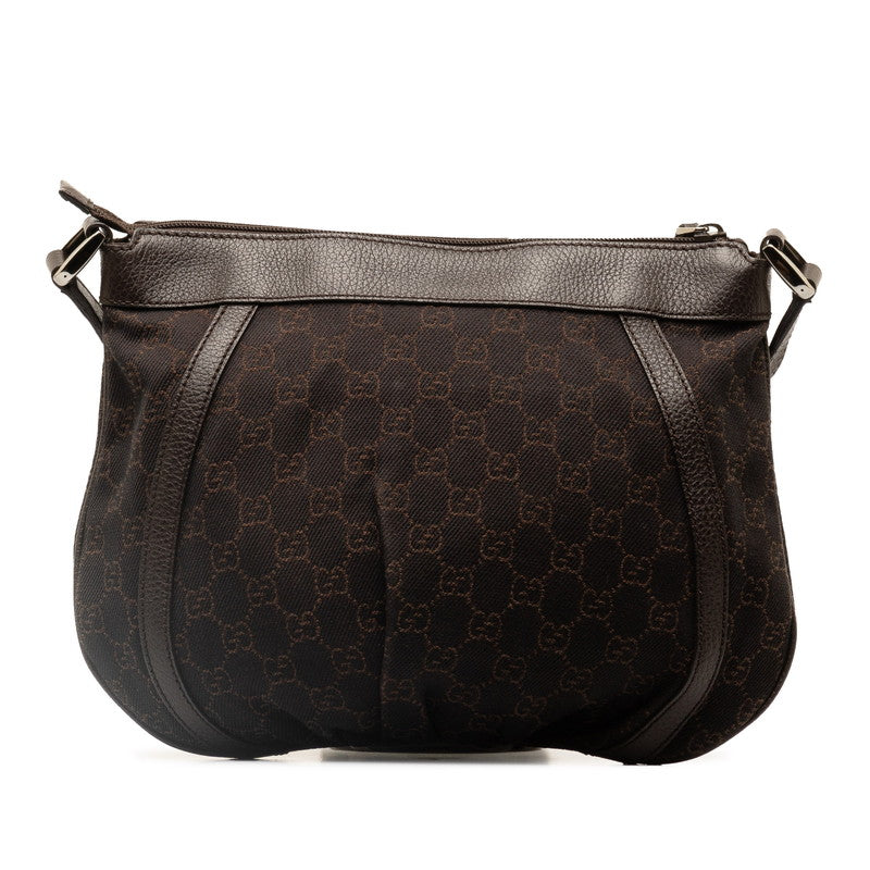 Gucci GG Canvas Abby Crossbody Shoulder Bag 265691 Brown