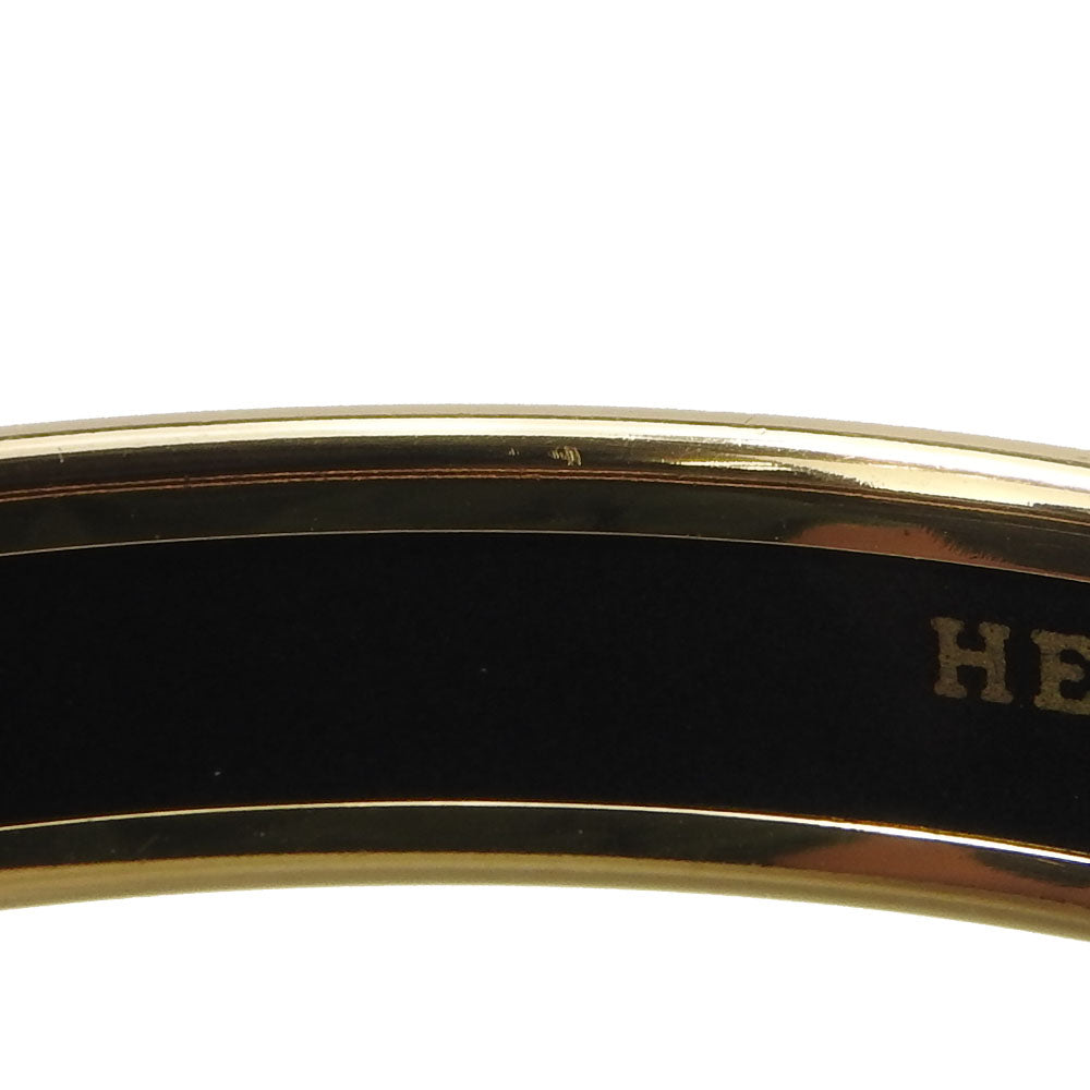 Hermes Bangle Cloisonne Metal Green