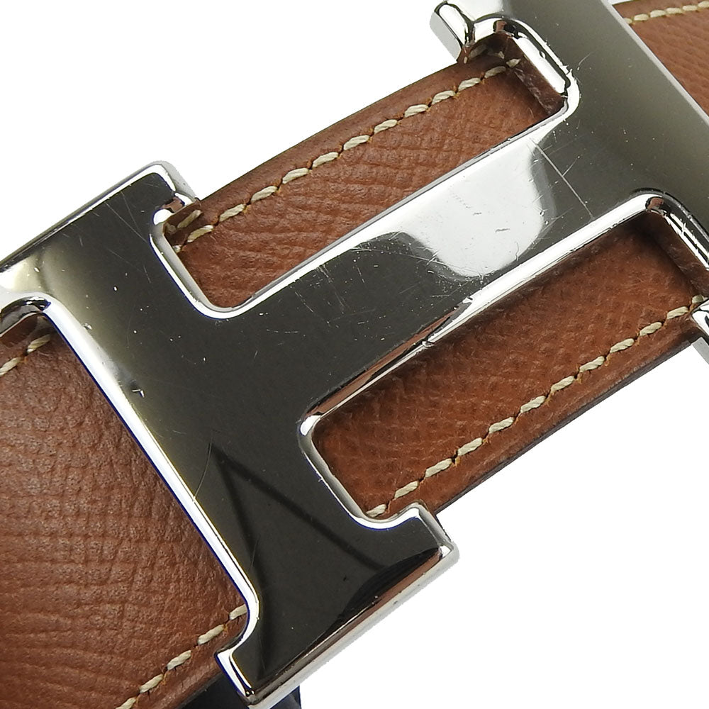 Hermes Constance Belt Gold Black Silver Buckle