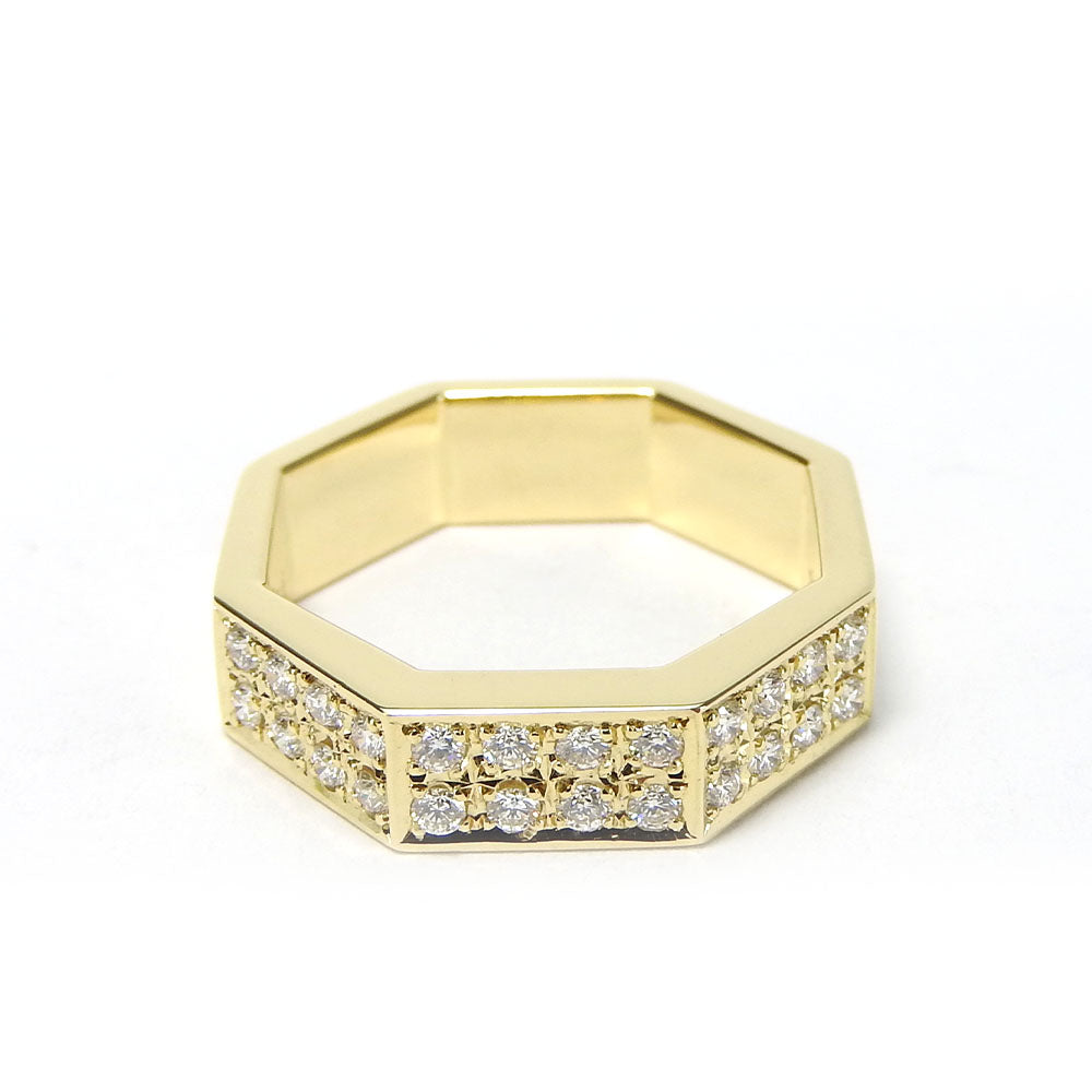 Tasaki K18YG Diamond Ring Yellow Gold #12