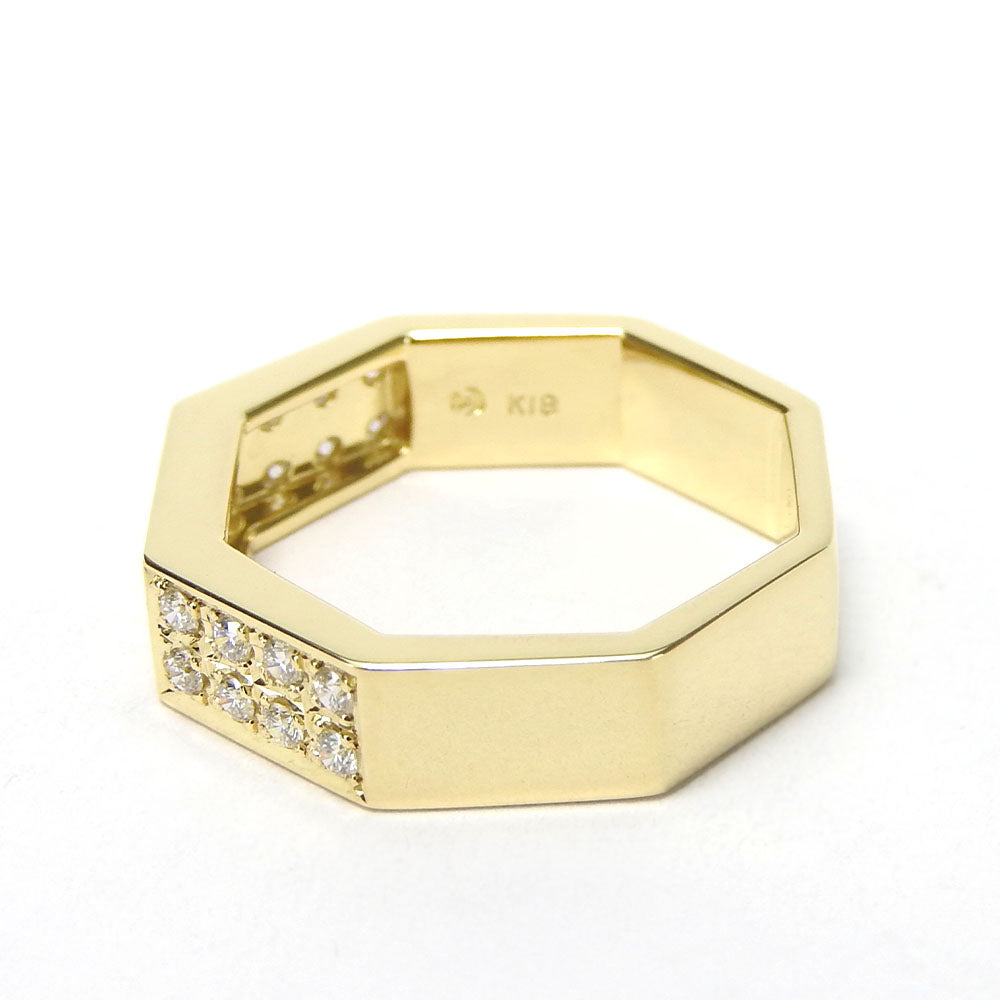 Tasaki K18YG Diamond Ring Yellow Gold #12