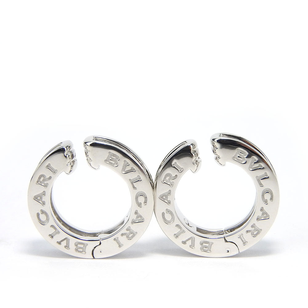 Bvlgari B-Zero1 K18WG Diamond Earrings