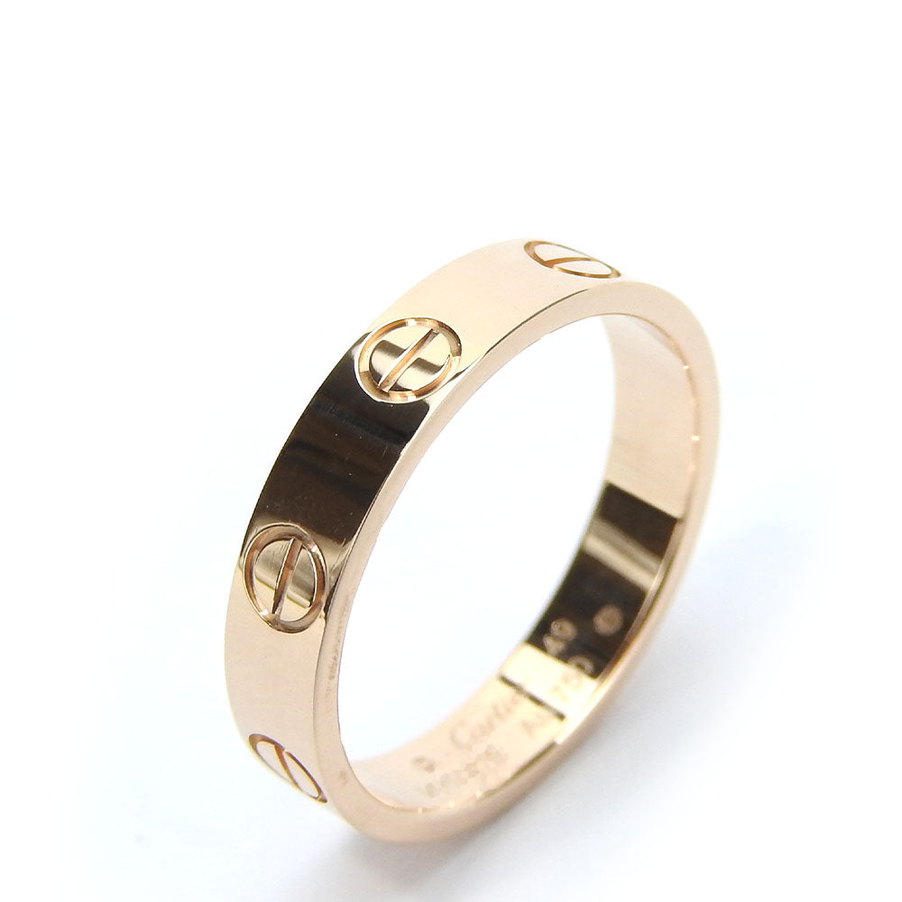 Cartier Mini Love Ring K18 Pink Gold No. 9