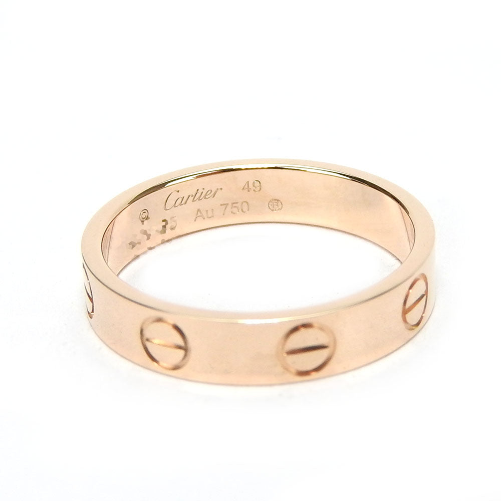 Cartier Mini Love Ring K18 Pink Gold No. 9