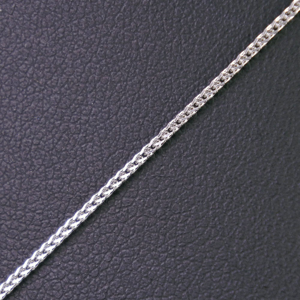 K18 White Gold Diamond Cross Necklace