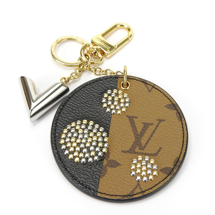 Louis Vuitton Monogram Reverse Leather Key Ring MP1842