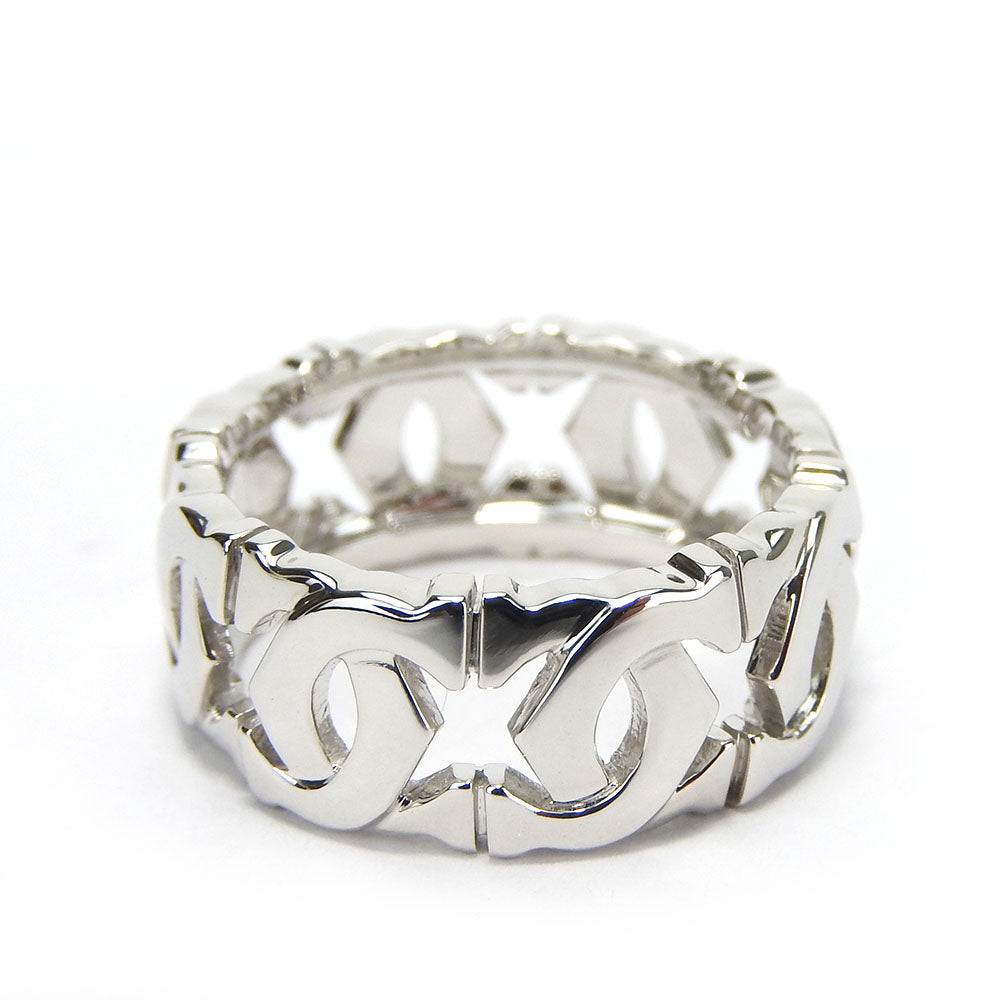 Cartier K18 White Gold Entrelaces Ring