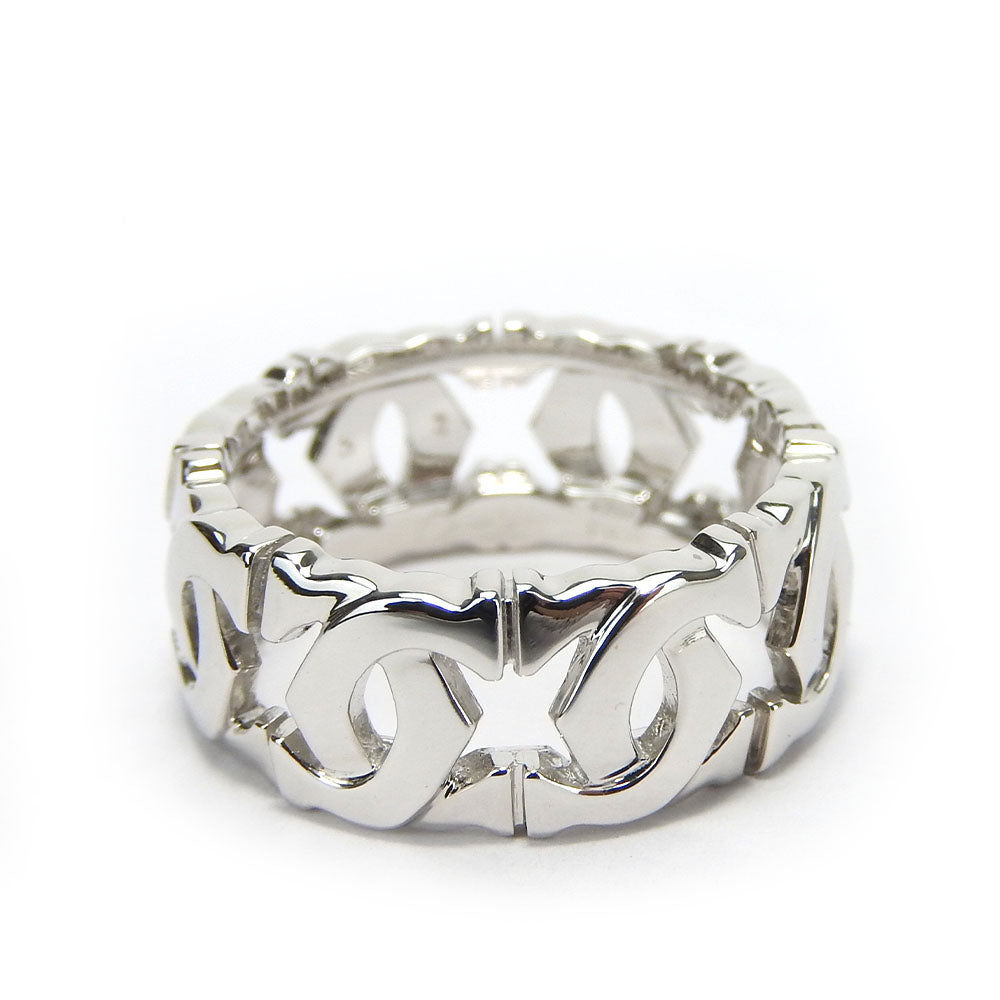 Cartier K18 White Gold Entrelaces Ring