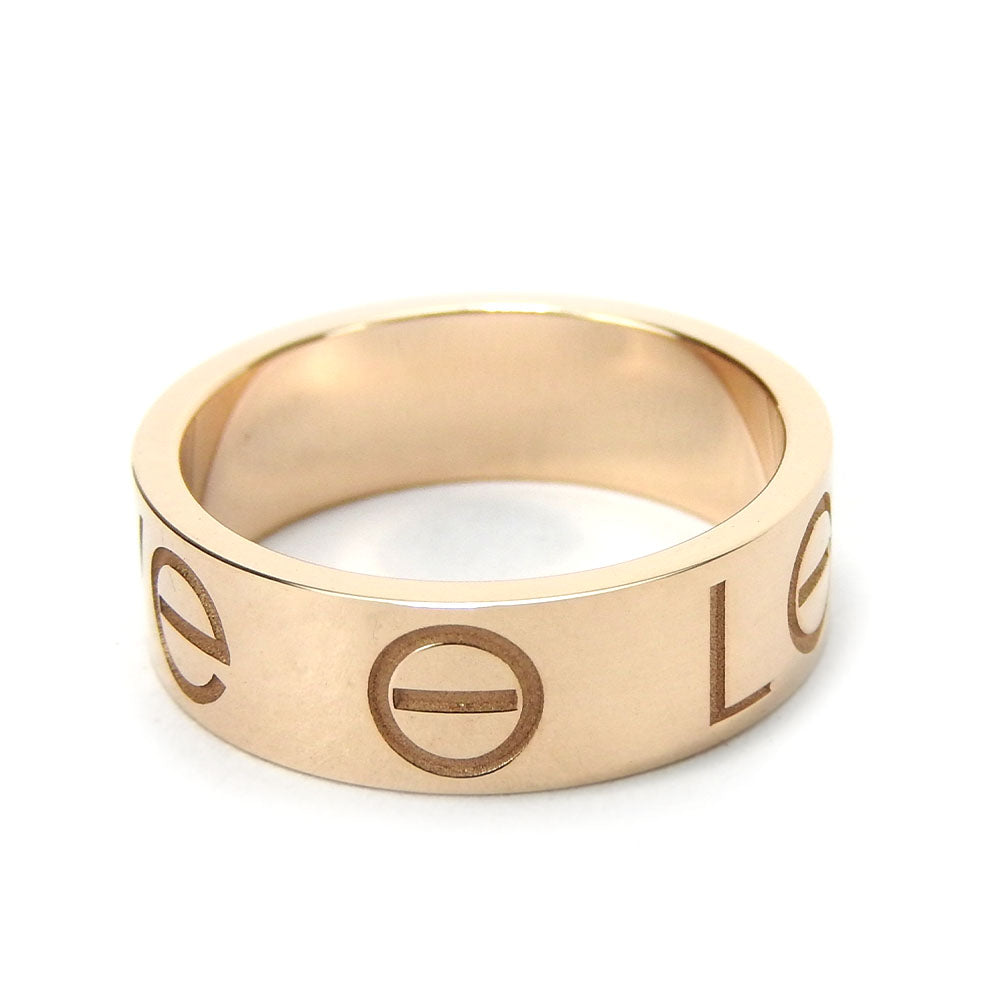 Cartier Love Ring K18 Pink Gold Jewelry