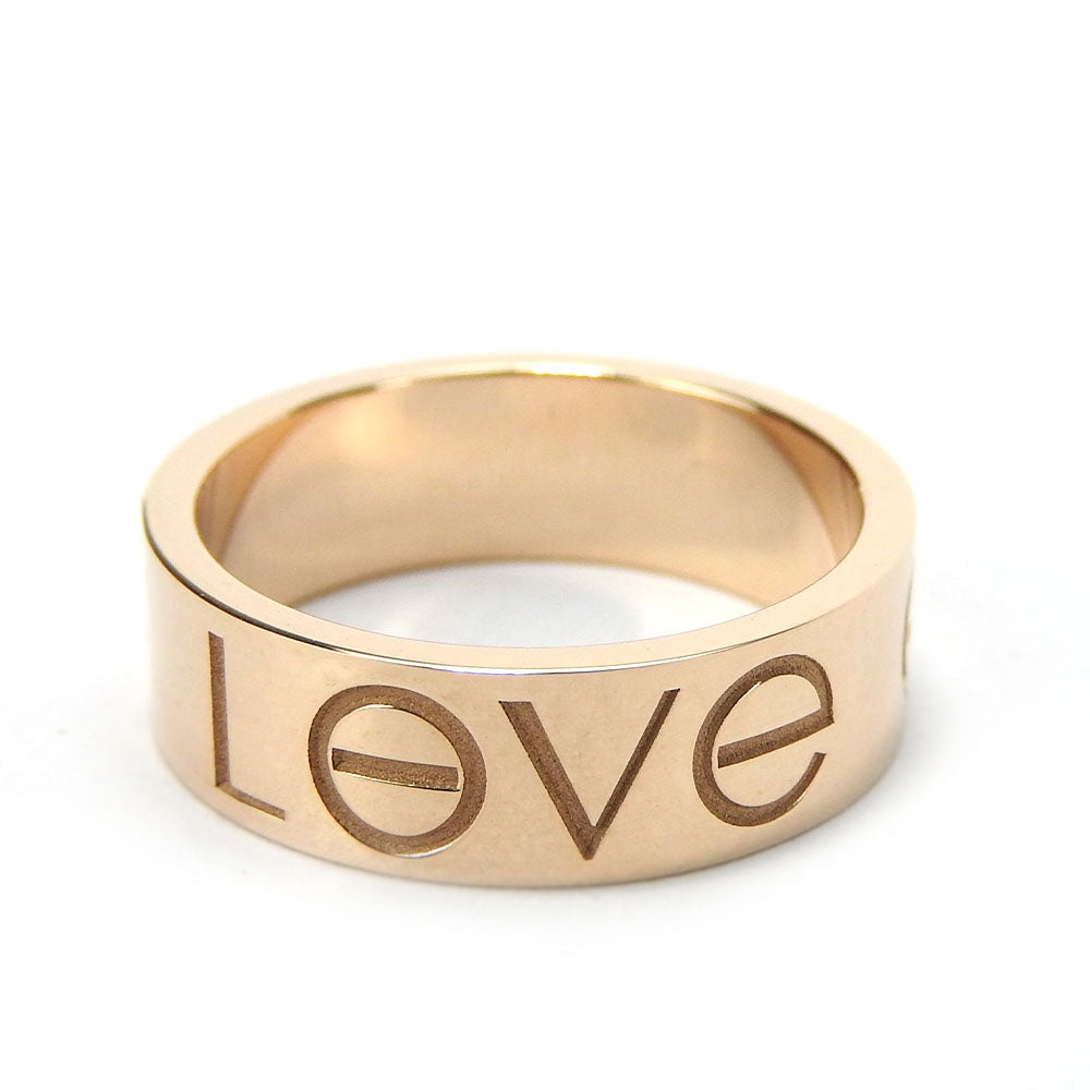 Cartier Love Ring K18 Pink Gold Jewelry