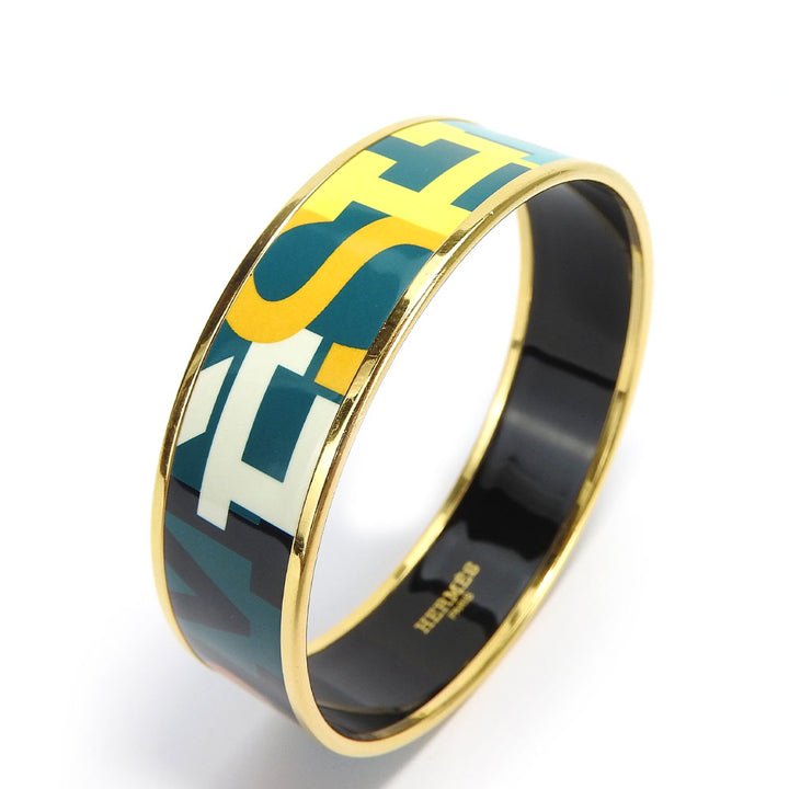 Hermes Enamel Metal Bracelet Multicolor