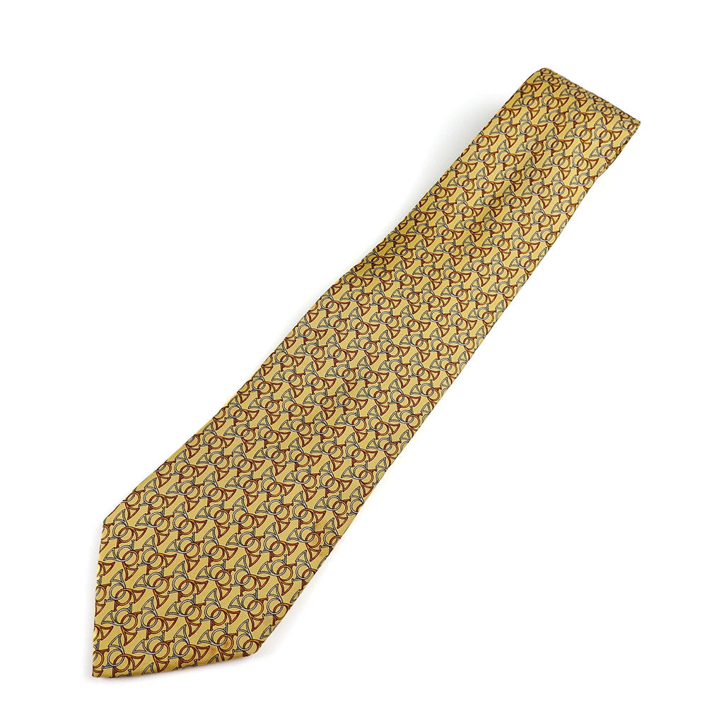 Salvatore Ferragamo Silk Tie Yellow