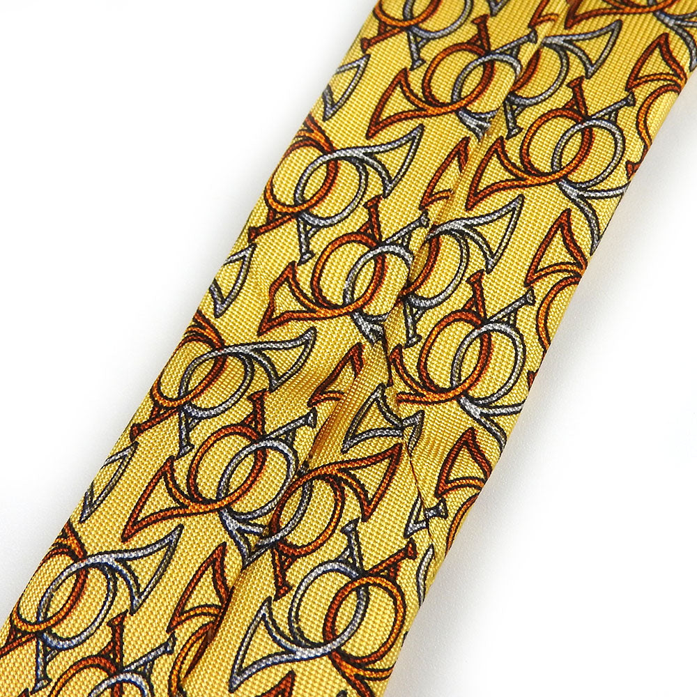 Salvatore Ferragamo Silk Tie Yellow