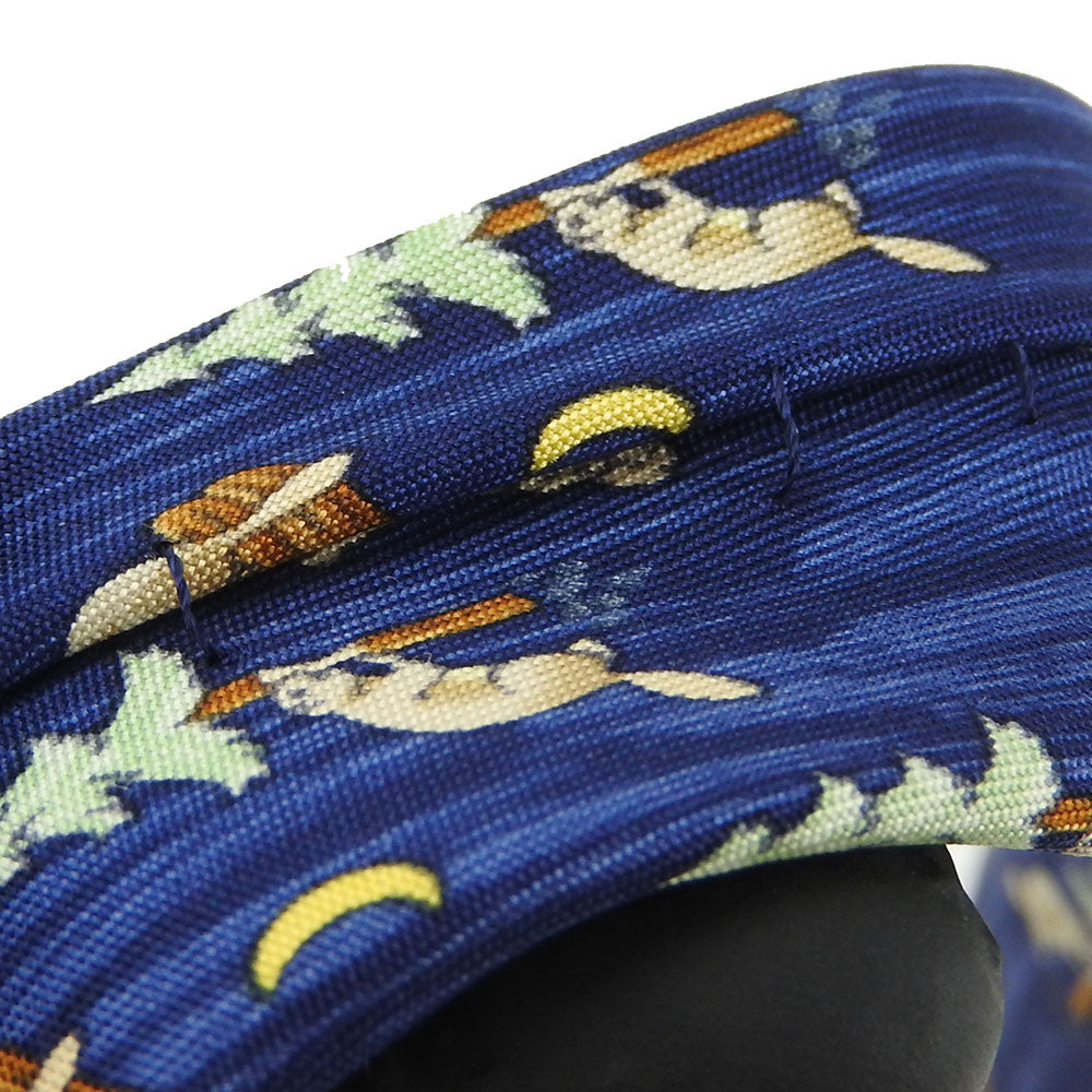 Hermes Silk Tie Navy