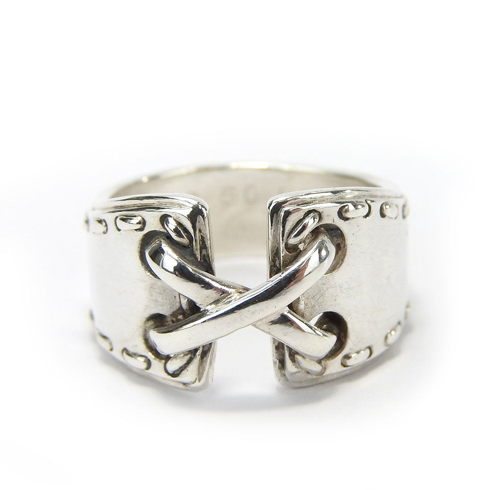 Hermes Silver925 Mexican Ring Size 8