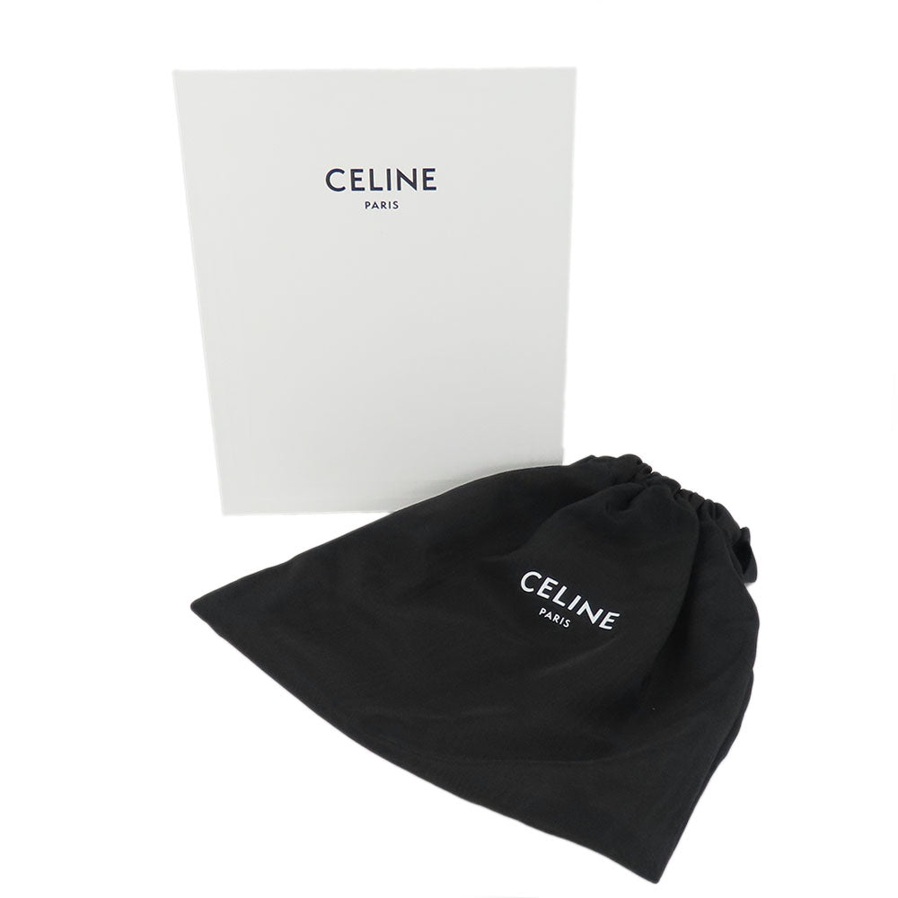 Celine Denim Leather Shoulder Bag Margo Triomphe