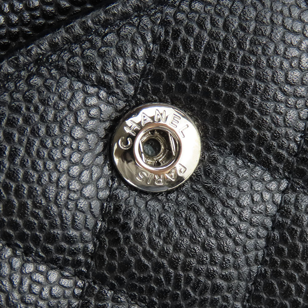 Chanel Caviar Skin Shoulder Bag Matrasse 25 A01112