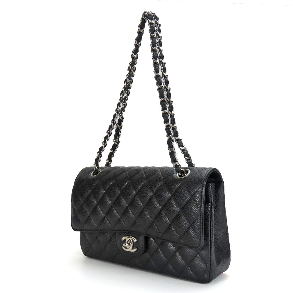 Chanel Caviar Skin Shoulder Bag Matrasse 25 A01112