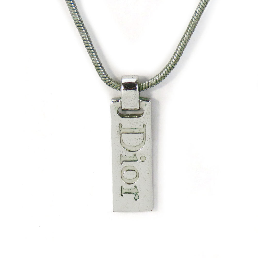 Christian Dior Silver Metal Necklace