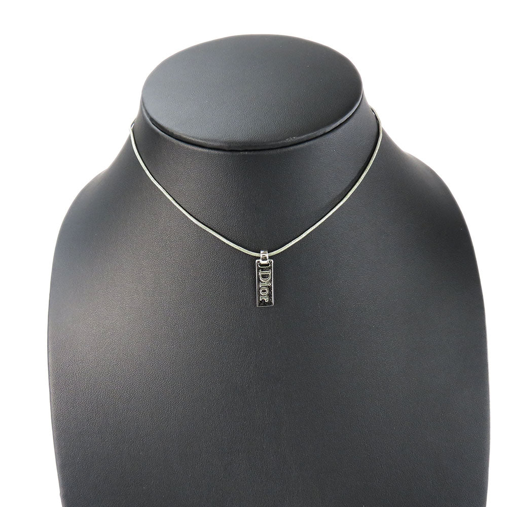 Christian Dior Silver Metal Necklace