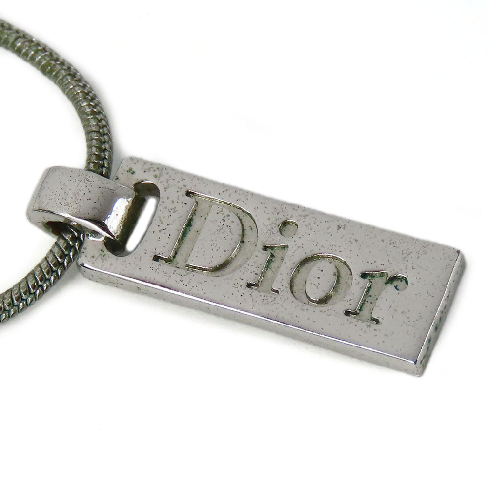 Christian Dior Silver Metal Necklace