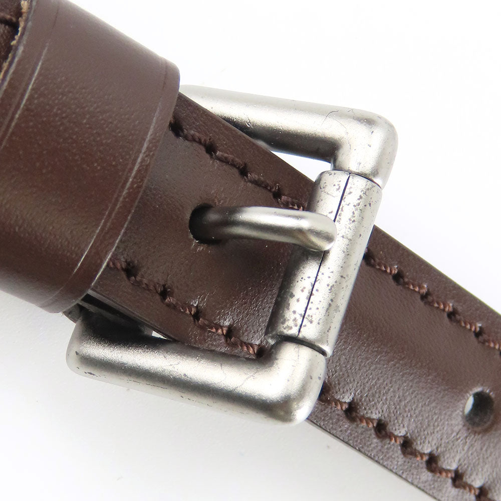 Louis Vuitton Leather Shoulder Strap Brown Adjustable