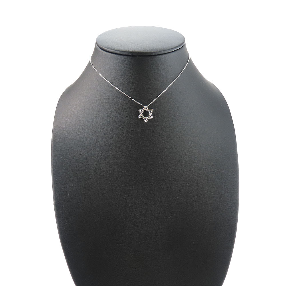 Tiffany & Co Silver 925 Star of David Necklace