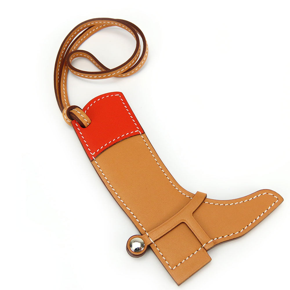 Hermes Bag Charm Paddock Boots Vaux Swift