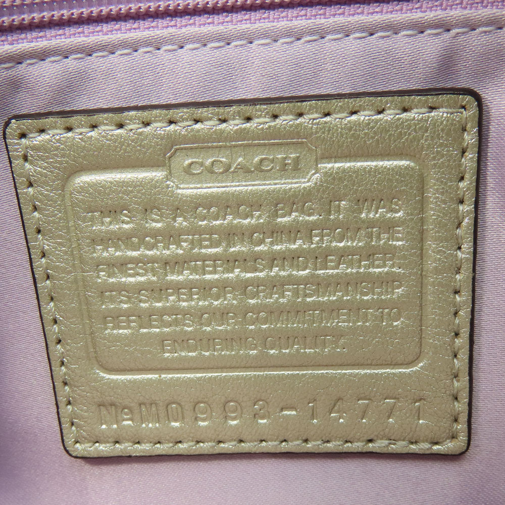 Coach Leather Shoulder Bag 14771 Christine