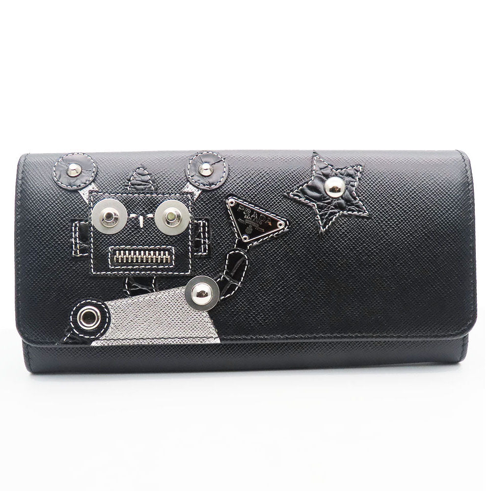 Prada Saffiano Wallet 1MH123 Black