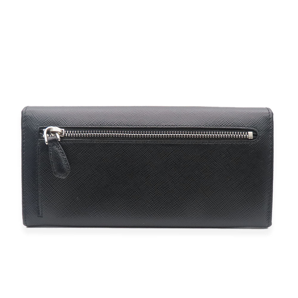 Prada Saffiano Wallet 1MH123 Black