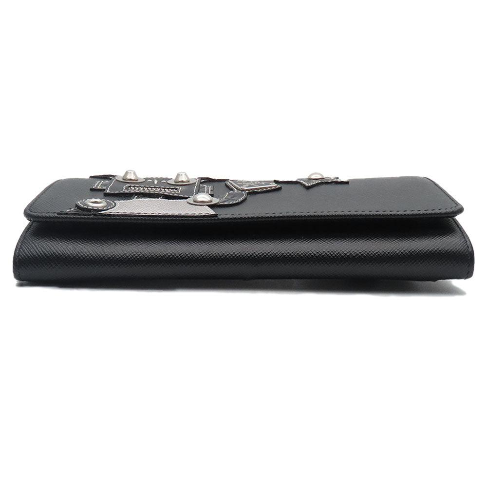 Prada Saffiano Wallet 1MH123 Black