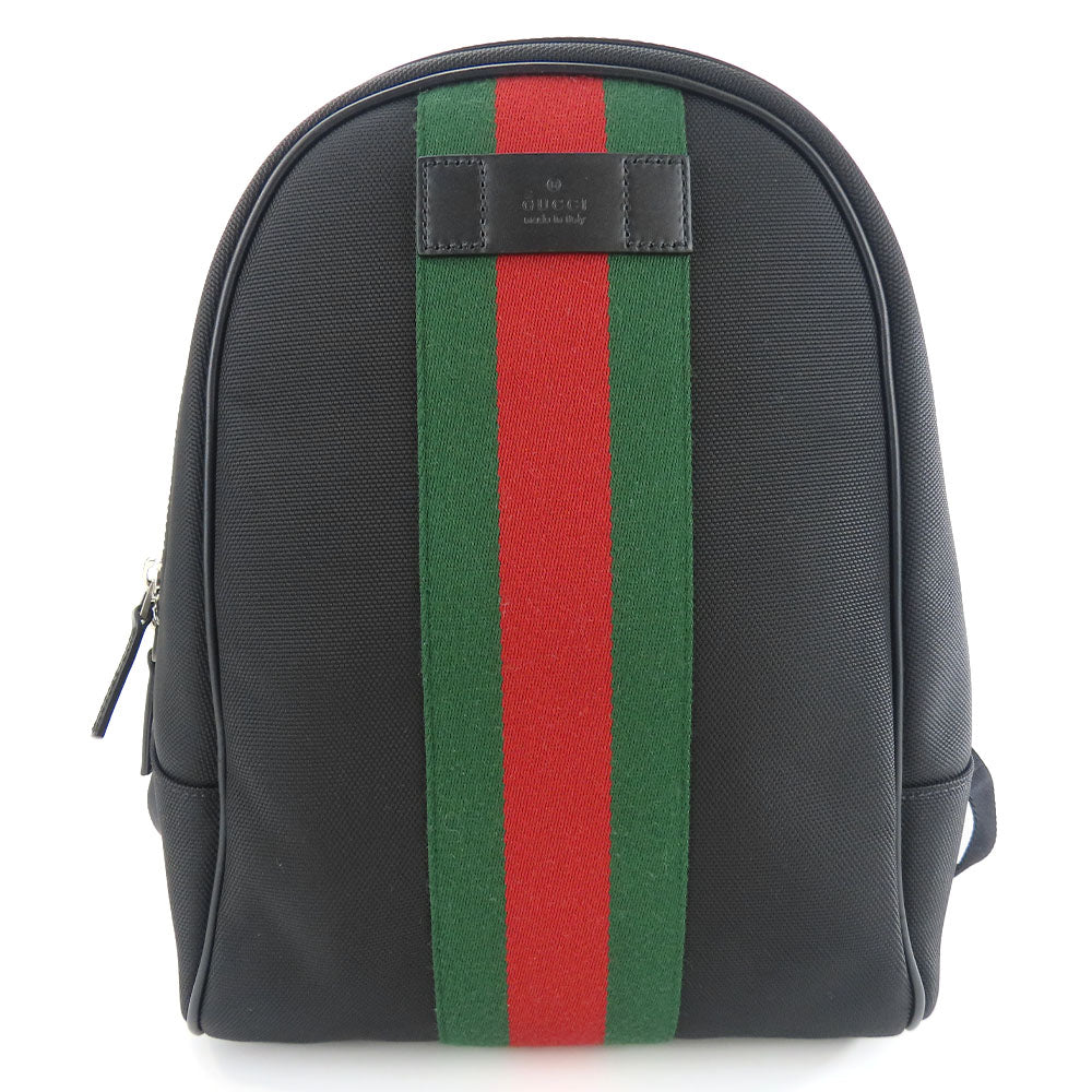 GUCCI Canvas Leather Backpack 630917