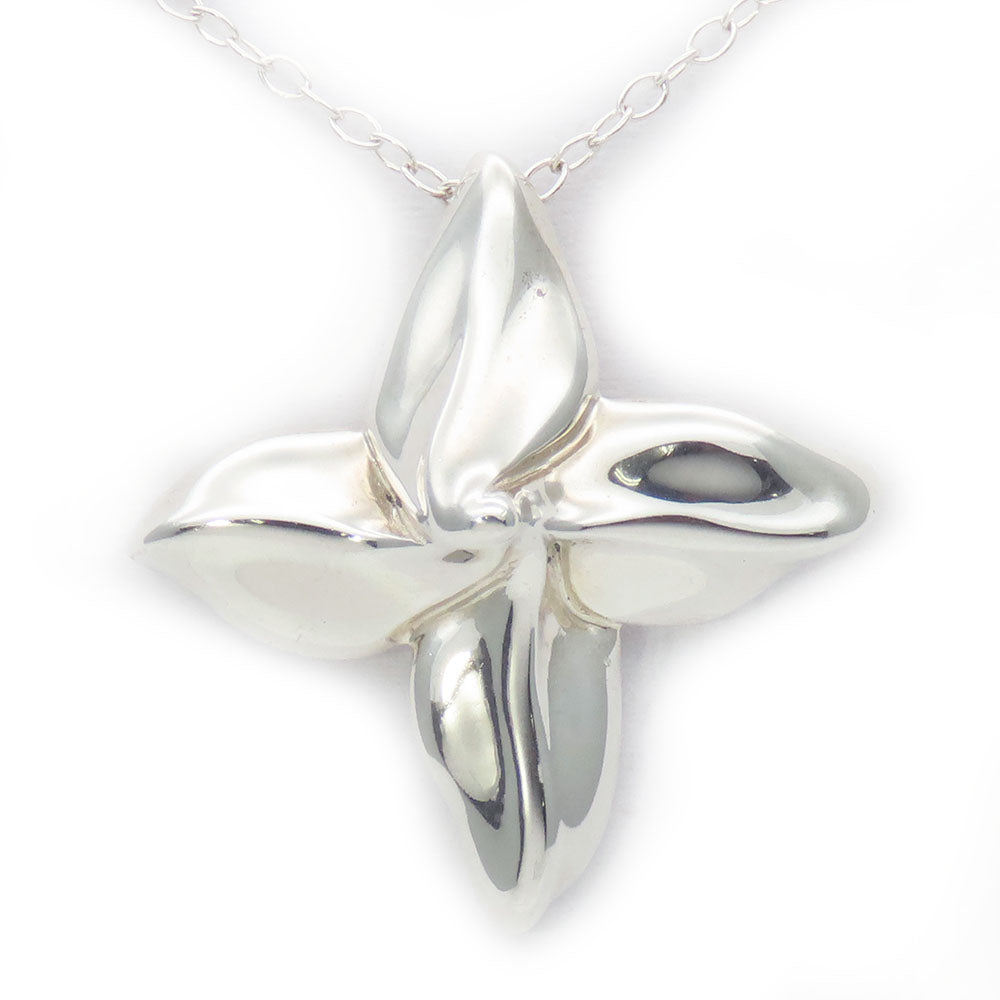 Tiffany & Co Silver 925 Poinsettia Necklace