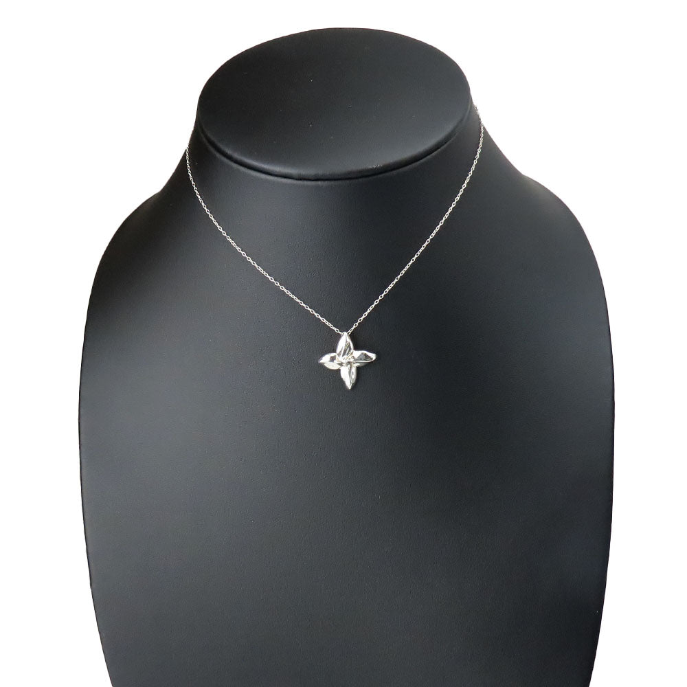 Tiffany & Co Silver 925 Poinsettia Necklace