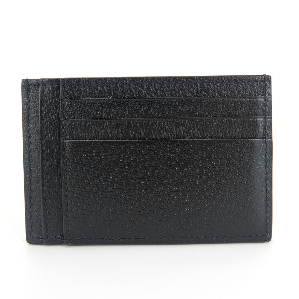 GUCCI Leather Card Case 722734 Black