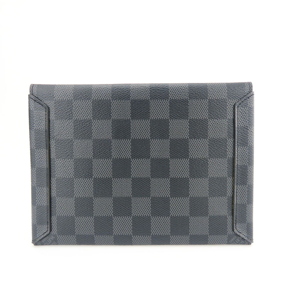 Louis Vuitton Damier Graphite Alpha Triple Pouch Clutch