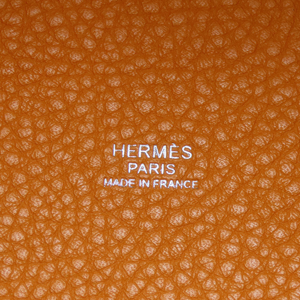 Hermes Picotin Rock 18 PM Handbag Orange