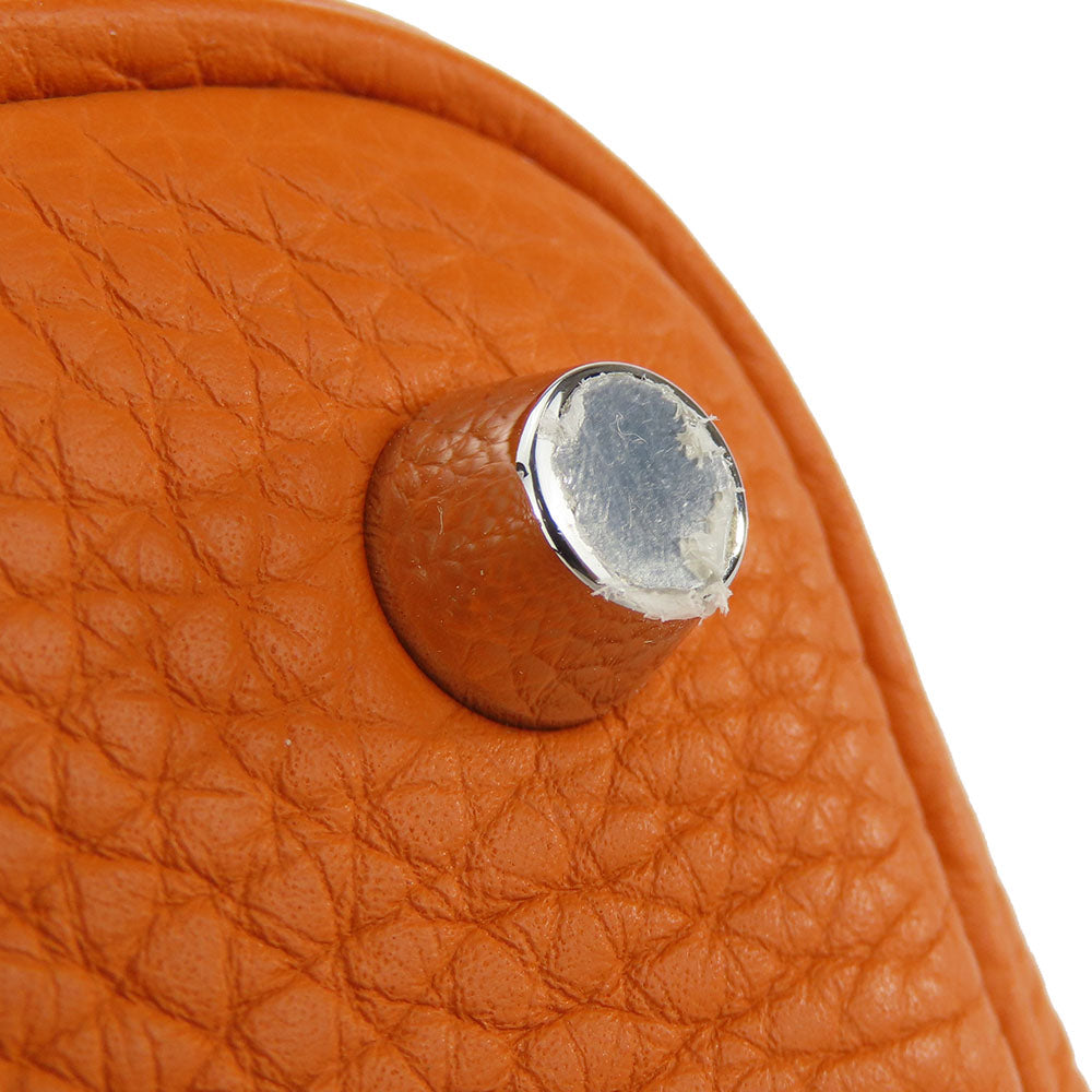 Hermes Picotin Rock 18 PM Handbag Orange