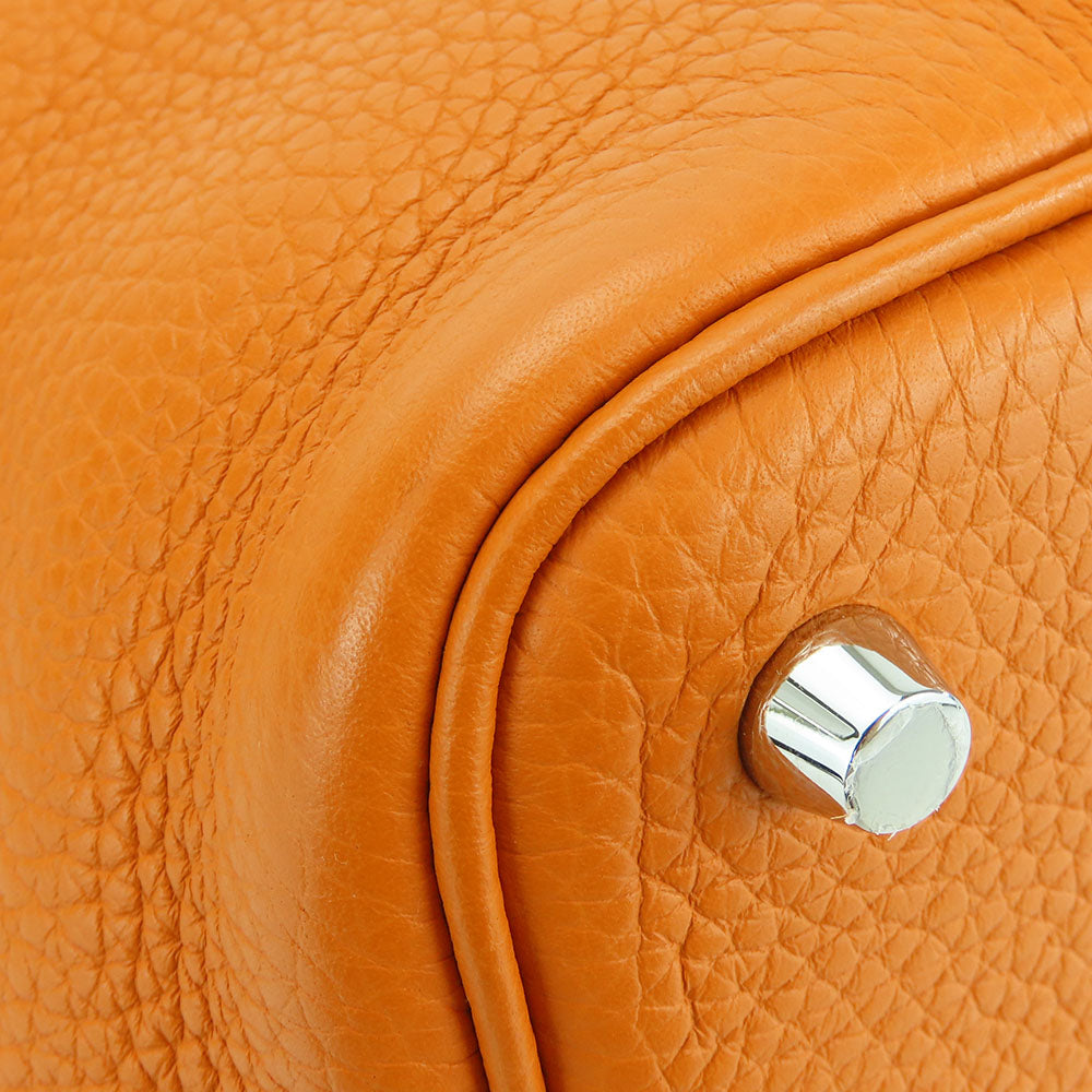 Hermes Picotin Rock 18 PM Handbag Orange